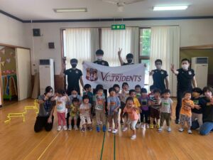 保育園でVC長野トライデンツのスポーツ教室を行いました！