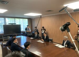 長野県知事を表敬訪問いたしました